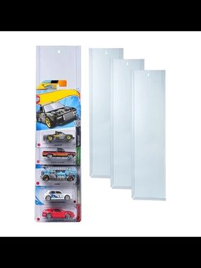 Clear PE Hot Wheels Display Protectors - Pack of 3